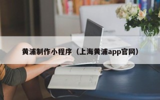 嘉善黄浦制作小程序（上海黄浦app官网）