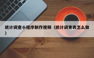 嘉善统计调查小程序制作视频（统计调查表怎么做）