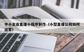 嘉善中小企业直播小程序制作（小型直播公司如何运营）