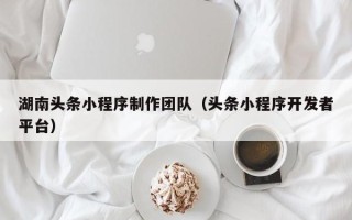 嘉善湖南头条小程序制作团队（头条小程序开发者平台）